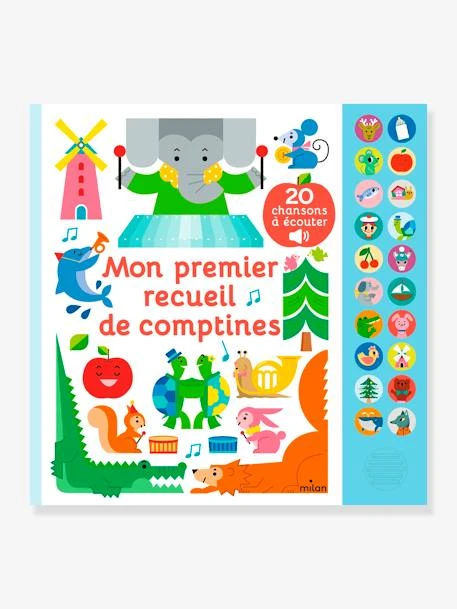 1er Recueil De Comptines MILAN Blanc - Hachette 3 1er Recueil De Comptines MILAN Blanc - Hachette