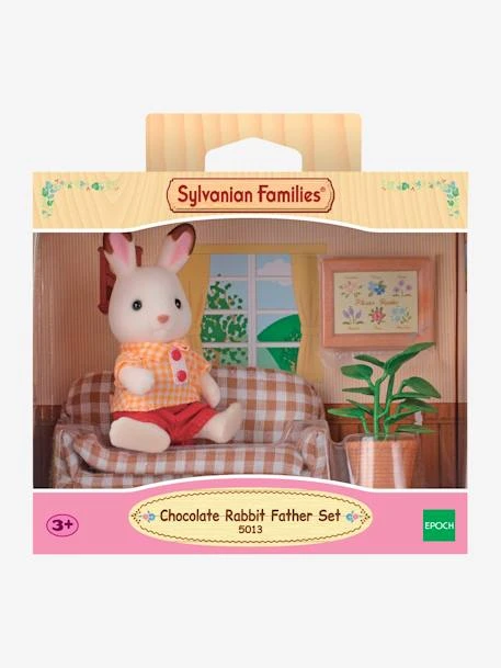 5013 - Papa Lapin Chocolat Avec Salon SYLVANIAN FAMILIES Beige - Sylvanian 4 5013 - Papa Lapin Chocolat Avec Salon SYLVANIAN FAMILIES Beige - Sylvanian – Image 2