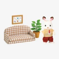 5013 - Papa Lapin Chocolat Avec Salon SYLVANIAN FAMILIES Beige - Sylvanian 10 5013 - Papa Lapin Chocolat Avec Salon SYLVANIAN FAMILIES Beige - Sylvanian -Kapla shop 5013 papa lapin chocolat avec salon sylvanian families 2