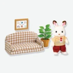 5013 - Papa Lapin Chocolat Avec Salon SYLVANIAN FAMILIES Beige - Sylvanian 12 5013 - Papa Lapin Chocolat Avec Salon SYLVANIAN FAMILIES Beige - Sylvanian -Kapla shop 5013 papa lapin chocolat avec salon sylvanian families 4