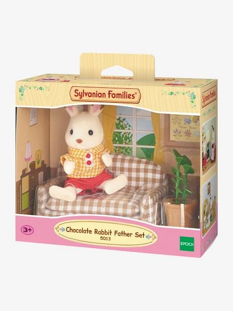 5013 - Papa Lapin Chocolat Avec Salon SYLVANIAN FAMILIES Beige - Sylvanian 3 5013 - Papa Lapin Chocolat Avec Salon SYLVANIAN FAMILIES Beige - Sylvanian