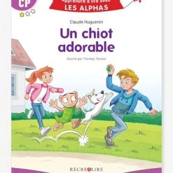 Apprendre à Lire Avec Les Alphas - Un Chien Adorable RÉCRÉALIRE Violet - Recrealire