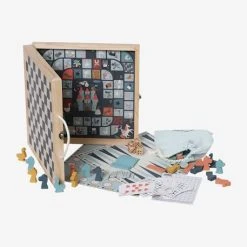 Boîte De 50 Jeux Classiques En Bois FSC® Multicolore - Vertbaudet