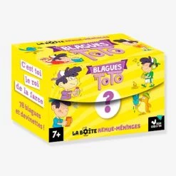 Boîte Remue Meninges Jeu Blague De Toto Blanc - Hachette