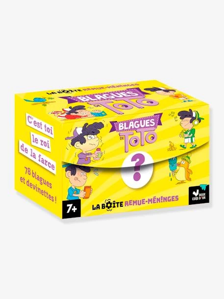 Boîte Remue Meninges Jeu Blague De Toto Blanc - Hachette 3 Boîte Remue Meninges Jeu Blague De Toto Blanc - Hachette