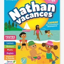 Cahier De Vacances 2022 De La Moyenne Section Vers La Grande Section - Maternelle 4/5 Ans - NATHAN Bleu - Nathan