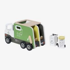 Camion De Tri Sélectif En Bois FSC® Multicolore - Vertbaudet -Kapla shop camion de tri selectif en bois fsc 3