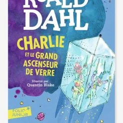 Charlie Et Le Grand Ascenseur De Verre - GALLIMARD JEUNESSE Bleu - Gallimard