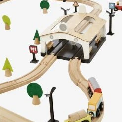 Circuit De Train 66 Pièces En Bois FSC® Multicolore - Vertbaudet -Kapla shop circuit de train 66 pieces en bois fsc 3