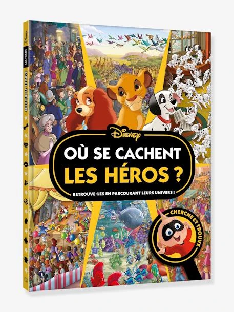 DISNEY CLASSIQUES - Où Se Cachent Tes Héros ? - Cherche Et Trouve - HACHETTE JEUNESSE Blanc - Disney 3 DISNEY CLASSIQUES - Où Se Cachent Tes Héros ? - Cherche Et Trouve - HACHETTE JEUNESSE Blanc - Disney