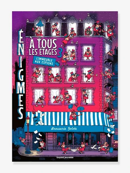 Enigmes à Tous Les étages - T.3 - L'immeuble Aux Espions - BAYARD JEUNESSE Violet - Hachette 3 Enigmes à Tous Les étages - T.3 - L'immeuble Aux Espions - BAYARD JEUNESSE Violet - Hachette