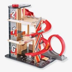 Kapla shop 33 Garage Looping - HAPE Rouge - Hape