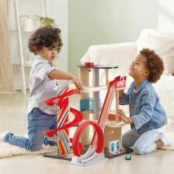 Garage Looping - HAPE Rouge - Hape 13 Garage Looping - HAPE Rouge - Hape -Kapla shop garage looping hape 5