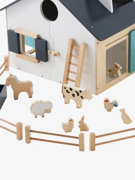 Grande Ferme En Bois FSC® Multicolore - Vertbaudet 4 Grande Ferme En Bois FSC® Multicolore - Vertbaudet – Image 2