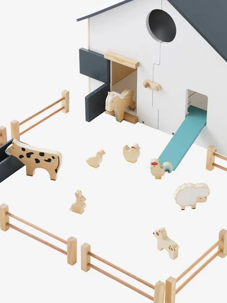 Grande Ferme En Bois FSC® Multicolore - Vertbaudet 5 Grande Ferme En Bois FSC® Multicolore - Vertbaudet – Image 3