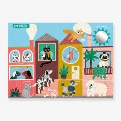 Imagier Le Très Grand Livre D’éveil De Michelle Carlslund AUZOU Blanc - Auzou -Kapla shop imagier le tres grand livre deveil de michelle carlslund auzou 1