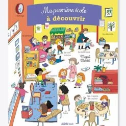 Imagier Ma Première école à Découvrir AUZOU Blanc - Auzou