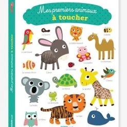 Imagier Mes Premiers Animaux à Toucher AUZOU Blanc - Auzou