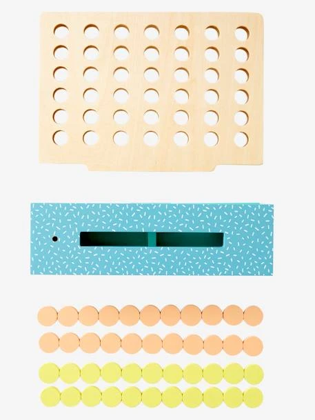 Jeu 4 En Ligne ! En Bois FSC® Multicolore - Vertbaudet 5 Jeu 4 En Ligne ! En Bois FSC® Multicolore - Vertbaudet – Image 3