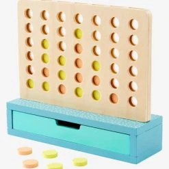 Jeu 4 En Ligne ! En Bois FSC® Multicolore - Vertbaudet