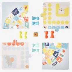 Jeu De L'oie Et Petits Chevaux FSC® Multicolore - Vertbaudet