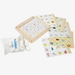 Jeu De Mémo Sur Plateau évolutif En Bois FSC® Blanc - Vertbaudet -Kapla shop jeu de memo sur plateau evolutif en bois fsc 4