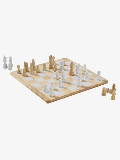 Jeu D'échecs En Bois FSC® Beige - Vertbaudet 4 Jeu D'échecs En Bois FSC® Beige - Vertbaudet – Image 2