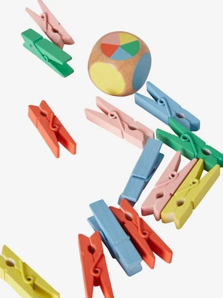 Jeu Des Pinces à Linge En Bois FSC® Multicolore - Vertbaudet 8 Jeu Des Pinces à Linge En Bois FSC® Multicolore - Vertbaudet – Image 6