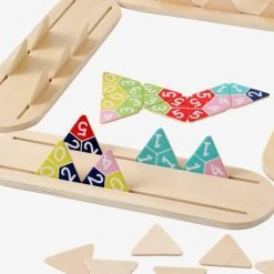 Jeu Tridominos Des Couleurs En Bois FSC® Multicolore - Vertbaudet -Kapla shop jeu tridominos des couleurs en bois fsc 1
