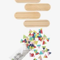 Jeu Tridominos Des Couleurs En Bois FSC® Multicolore - Vertbaudet -Kapla shop jeu tridominos des couleurs en bois fsc 2