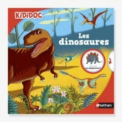 Kididoc - Les Dinosaures - Livre Animé - NATHAN Vert - Nathan