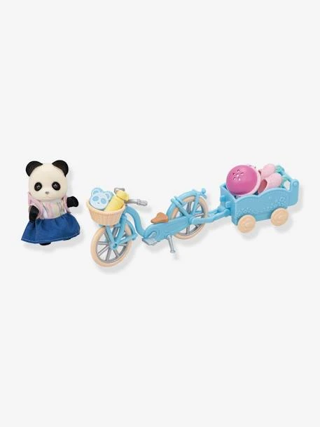 La Fille Panda, Son Vélo Et Sa Remorque - SYLVANIAN FAMILIES Blanc - Sylvanian 5 La Fille Panda, Son Vélo Et Sa Remorque - SYLVANIAN FAMILIES Blanc - Sylvanian – Image 3