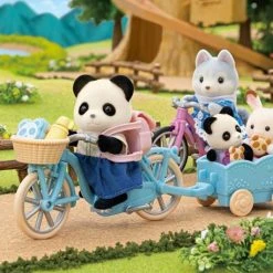 La Fille Panda, Son Vélo Et Sa Remorque - SYLVANIAN FAMILIES Blanc - Sylvanian 12 La Fille Panda, Son Vélo Et Sa Remorque - SYLVANIAN FAMILIES Blanc - Sylvanian -Kapla shop la fille panda son velo et sa remorque sylvanian families 4