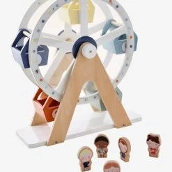 La Grande Roue Des Amis Des Petits En Bois FSC® Blanc - Vertbaudet -Kapla shop la grande roue des amis des petits en bois fsc 3