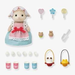 La Maman Mouton Et Son Stand De Popcorn SYLVANIAN FAMILIES Blanc - Sylvanian -Kapla shop la maman mouton et son stand de popcorn sylvanian families 2
