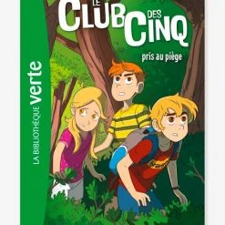 Le Club Des 5 Pris Au Piège - Tome 08 - HACHETTE Blanc - Hachette