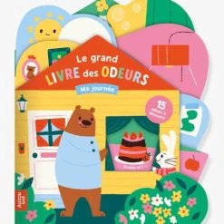 Le Grand Livre Des Odeurs - Ma Journée - AUZOU Jaune - Auzou