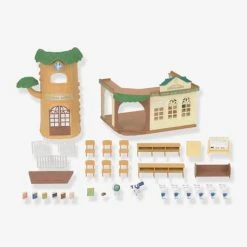 L'école De La Forêt SYLVANIAN FAMILIES Marron Clair Uni Avec Decor - Sylvanian 9 L'école De La Forêt SYLVANIAN FAMILIES Marron Clair Uni Avec Decor - Sylvanian -Kapla shop lecole de la foret sylvanian families 1