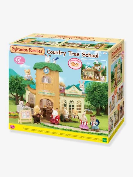 L'école De La Forêt SYLVANIAN FAMILIES Marron Clair Uni Avec Decor - Sylvanian 3 L'école De La Forêt SYLVANIAN FAMILIES Marron Clair Uni Avec Decor - Sylvanian