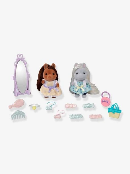 Les Amies Poney Et Leur Kit De Coiffure - SYLVANIAN FAMILIES Blanc - Sylvanian 4 Les Amies Poney Et Leur Kit De Coiffure - SYLVANIAN FAMILIES Blanc - Sylvanian – Image 2