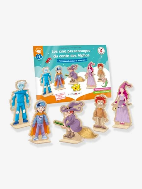 Les Cinq Personnages De La Planète Des Alphas RÉCRÉALIRE Bleu - Recrealire 5 Les Cinq Personnages De La Planète Des Alphas RÉCRÉALIRE Bleu - Recrealire – Image 3