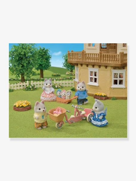 Les Frères Et Sœurs Husky Et Leur Tandem - SYLVANIAN FAMILIES Blanc - Sylvanian 5 Les Frères Et Sœurs Husky Et Leur Tandem - SYLVANIAN FAMILIES Blanc - Sylvanian – Image 3