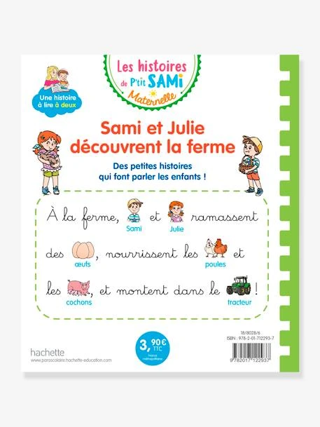 Les Histoires De P'tit Sami Maternelle (3-5 Ans) : Sami Et Julie Découvrent La Ferme - HACHETTE ÉDUCATION Blanc - Hachette 4 Les Histoires De P'tit Sami Maternelle (3-5 Ans) : Sami Et Julie Découvrent La Ferme - HACHETTE ÉDUCATION Blanc - Hachette – Image 2