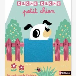 Livre Cache-cache Petit Chien PETIT NATHAN Blanc - Nathan