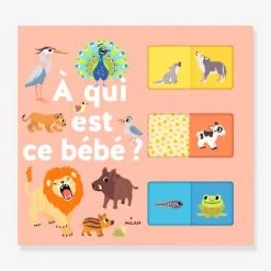 Livre Devine - À Qui Est Ce Bébé ? - ÉDITIONS MILAN Blanc - Hachette