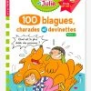 Livre éducatif Sami Et Julie - 100 Blagues, Charades Et Devinettes - Tome 2 - HACHETTE ÉDUCATION Blanc - Hachette -Kapla shop livre educatif sami et julie 100 blagues charades et devinettes tome 2 hachette education