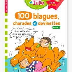 Livre éducatif Sami Et Julie - 100 Blagues, Charades Et Devinettes - Tome 2 - HACHETTE ÉDUCATION Blanc - Hachette