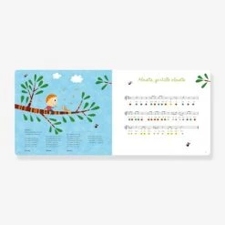 Livre Jouet Musical Mes Premières Comptines Au Piano AUZOU Blanc - Auzou -Kapla shop livre jouet musical mes premieres comptines au piano auzou 1