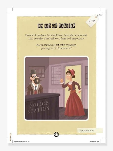 Livre - Les Incroyables énigmes De Sherlock Holmes - 80 Enquêtes à élucider - LAROUSSE Blanc - Hachette 5 Livre - Les Incroyables énigmes De Sherlock Holmes - 80 Enquêtes à élucider - LAROUSSE Blanc - Hachette – Image 3