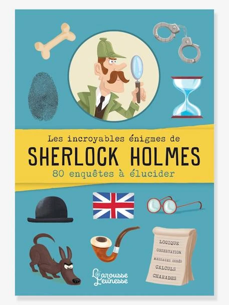 Livre - Les Incroyables énigmes De Sherlock Holmes - 80 Enquêtes à élucider - LAROUSSE Blanc - Hachette 3 Livre - Les Incroyables énigmes De Sherlock Holmes - 80 Enquêtes à élucider - LAROUSSE Blanc - Hachette